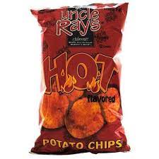 & we're proud to be the official chip of minor league baseball! Uncle Ray S Hot Potato Chips Chips Dips Salsa Potato Kettle Corn Rice Potato Chips Chips Snack Chips