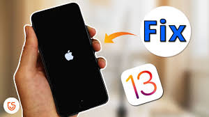 How To Fix Iphone Ios 13 Update Stuck On Apple Logo Youtube
