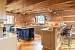 Rustic Wood Rustic Log Cabin Interior