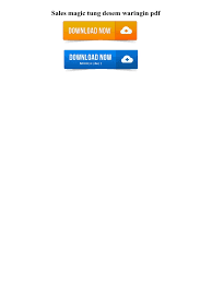 Ebook tung desem waringin 61 rahasia menjadi kaya. Sales Magic Tung Desem Waringin Pdf Pdf