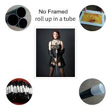 QFZMTVU Emma Stone Wall Art Sexy Canvas Prints Room Aesthetic Poster For  Home Office Decorations Gift Unframed 10x8