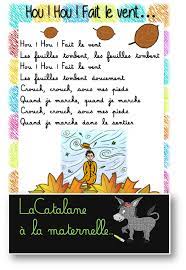 une comptine du vent d automne pour les ms gs comptine automne comptines comptine maternelle rentree