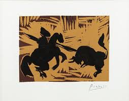 Pablo Picasso Pablo Picasso Wood Framed Decorative Art Linocut Art Linocut Pablo Picasso