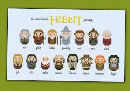Artecy cross stitch has another new website for the fantastic new craft of pixelhobby we can convert most of our cross stitch patterns over to pixelhobby format, best of all it takes you much less time to complete pixelhobby than cross stitch and there is no counting, or threading needles involved. The Hobbit An Unexpected Journey Digital Cross Stitch Pattern