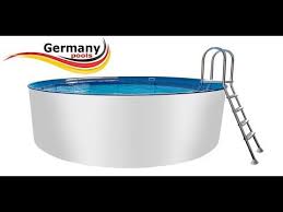 Aluminium Pool Swimmingpool Schwimmbecken Aluminium Bausatz Aluminium Pool Rundpool Rundbecken Bausatz Set Zum Selbst Aufbauen Beton Pool Schwimmbecken Montage