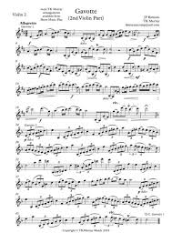 Download now » the suzuki method(r) of talent education is based on dr. Rameau Gavotte 2nd Violin Part Suzuki Bk 6 By Tk Tim Murray Digital Sheet Music For Individual Part Download Print S0 620091 Sheet Music Plus