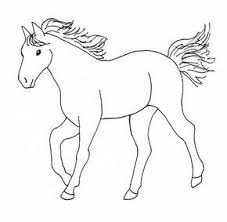 Create This Step By Step Horse Drawing To Begin Start With The Shape Of The Horse S Body It S An Oval Shape Easy Horse Drawing Horse Drawings Horse Coloring