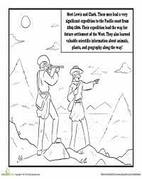 Meriwether lewis (born august 18, 1774) and william clark (born august 1, 1770) under the supervision of president thomas jefferson, led a two and president thomas jefferson secretly asked the u.s. Lewis And Clark Worksheet Education Com Lewis And Clark American History Lesson Plans History Worksheets
