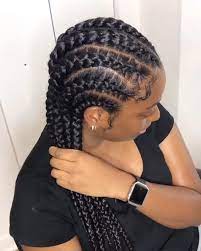 Cornrows For Round Face Video Coiffure Natte Coiffure Cheveux Naturels Idee Coiffure Cheveux Crepus