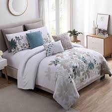 Available in a rich variety of sophisticated colors, designs and patterns, the californian king size the hard to find size, we have them! Amrapur Overseas Alana 8piece Comforter Set Queen Whiteaqua Visit The Image Link More Details This Is An Af Comforter Sets Comforters King Comforter Sets