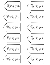 Maybe you would like to learn more about one of these? Birthday Thank You Tags Template Free