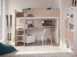 Le coloris rose fushia s'invite dans la chambre de votre fille, avec ce lit mezzanine. Lit Mezzanine Ado Avec Bureau D Angle Spacieux Glicerio So Nuit