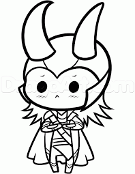 Gallery For Loki Coloring Pages Marvel Coloring Chibi Marvel Avengers Coloring