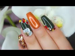 Get inspirational ideas that will help you to stay ahead of the best fashion game today! Glamorous Acrylic Fall Nails Youtube