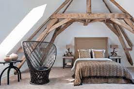 Pice de vie chambre bien sr mais galement dans la salle de bain. Chambre De Couleur Lin Et Taupe Photos Et Idees Deco