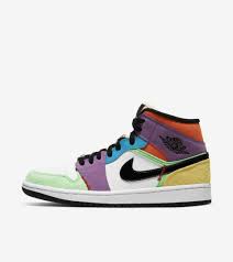 Women S Air Jordan 1 Mid Multicolor Release Date In 2020 Sneakers Multicolor Air Jordans Jordan 1 Mid