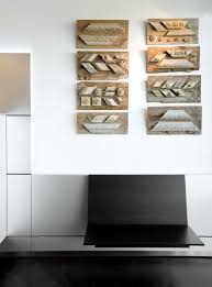 Ideas that reuse and recycle clutter for home decorations add fun to budget decorating. Wall Art Made From Recycled Wood Gives Your Home A Special Touch Interior Design Ideas Ofdesign
