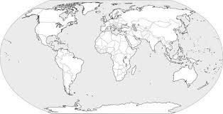 Black And White Labelled World Map With Countries Travel The World World Map Printable Blank World Map World Outline