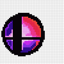 Super Smash Bros Smash Ball By Philophobicatheart On Kandi Patterns Perler Bead Templates Video Game Pattern Kandi Patterns