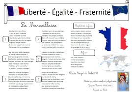 La Marseillaise A Afficher Marseillaise Symbole France Bibliotheque De Classe