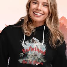Hallelujah He is Risen Gildan Sweatshirt, Easter Christian Hoodie