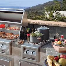 alfresco grills 14 built in double side burner authenteak outdoor kitchen grill outdoor kitchen outdoor kitchen patio