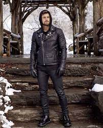 Black Leather Biker Jacket Leatherandbeards Isnathan Black Leather Biker Jacket Leather Jacket Men Mens Leather Boots