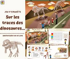 Le dernier œuf des dinosaures. Chasse Au Tresor Enfants Pour Anniversaire Un Anniversaire En Or Dinosaure Chasse Au Tresor Enquete