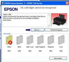 There are three popular methods to know that your epson t60 printer has waste ink counter overflowed: Solved My Epson T60 Printer Cannot Detect Ink Cartridge How Can I Fixya