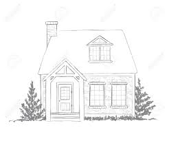 Graphic Pencil Sketch With Old House In The Village Hand Drawn Stock Photo Picture And Royalty Free Image Image 129193343 Colored pencil drawing from photo. graphic pencil sketch with old house in the village hand drawn