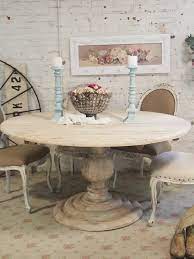 Incorporate lace, floral textiles, add crystal chandeliers or lamps to achieve a french countryside feel. Painted Cottage Chic Shabby French Linen Round Dining Table Farm Table Tbl31 1 195 00 The Painted Cottage Vintage Painted Furniture
