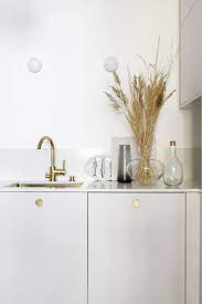 Grey kitchen ideas and designs. Kitchen Design By A S Helsingo Pale And Natural Shades With Handcrafted Solid Brass Bagel Handles Ingaro K Kitchen Furniture Design Kitchen Design Home Decor