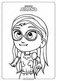 Below you will find unique and beautiful printable pj masks coloring pages of connor, gekko, amaya and other lead characters. Pj Masks Owlette Amaya Printable Coloring Page