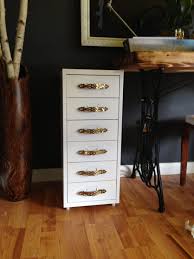 Repainted Ikea Helmer Cabinet With New Handles From Hickory Hardware Queen Anne Pattern Ikea Hack Craft Room Office
