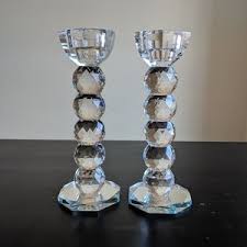 We can offer you our tall metallic gold crystal beaded pillar votive tea light candle holder wedding centerpiece (if you need a tall pillar gold candle holder) or gemcut crystal glass votive. Accents Tall Crystal Candle Holder Set Poshmark