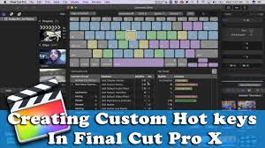 Creating Custom Keyboard Shortcut For Final Cut Pro X