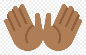 Open Hands Emoji Clipart Open Hands Emoji Meaning Png Download 5634680 Pinclipart