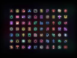 120 Underground Neon App Icon Covers For Ios14 Home Screen Icon Bundle With Unique Design App Icon Iphone Icon Iphone Wallpaper App