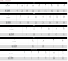 Rare Majestic Athletic Size Chart Kid Jersey Size Chart