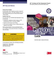 Pdf 3m Help And Advice 3m Cartridge And Filter