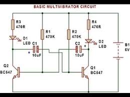 Astable Multivibrator By Transistors Transistors Basic Floor Plans