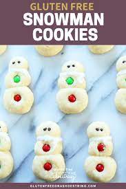 Easy Gluten Free Snowman Sugar Cookies Great Gluten Free Recipes For Every Occasion Gluten Free Christmas Cookies Gluten Free Christmas Recipes Gluten Free Sugar Cookies