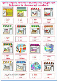 Magasins Achats Fle Fiches Pedagogiques Classe De Francaise