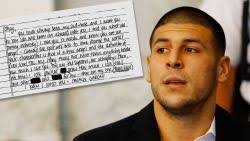 Aaron Hernandez suicide note to fiancee: 'Tell my story fully …'