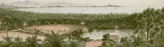 Sketching from a Cumballa Hill cliff, c. 1838 – The Voice of Malabar Hills