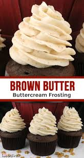 Brown Butter Buttercream Frosting Recipe Cake Frosting Recipe Desserts Brown Butter Frosting Recipe
