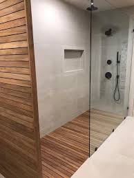 The Appeal Of Teak Shower Floor If You Own A Timber Floor You Have To Tape The Joints Between The Floorboards You M Teak Shower Teak Shower Floor Shower Floor