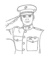 Woman's destiny, she should stay at home and beyond this, female soldiers in a military and police unit are always something interesting to see. Veterans Day Coloring Pages Soldier Salute Coloring4free Coloring4free Com