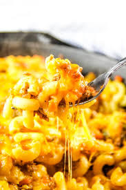 Combine green peppers, onions, mushrooms, canned tomatoes, ground beef and elbow macaroni to make this slumgullion. Cheesy Macaroni Pasta Bake The Bitter Side Of Sweet