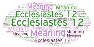 Mayroong iba't ibang mga kahulugan ngsalitang reflection. Ecclesiastes 12 Meaning Commentary Summary
